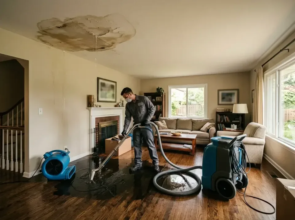 attic-pipe-burst-ceiling-drip-008 — frequently asked questions, Water Damage Restoration & Carpet Care in Baldwinville, MA